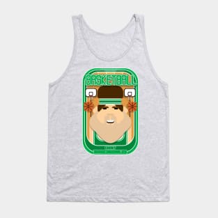 Basketball Green - Court Dunkdribbler - Bob version Tank Top